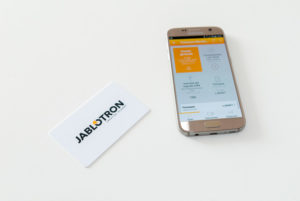 Card rfid e smatphone con app My Jablotron